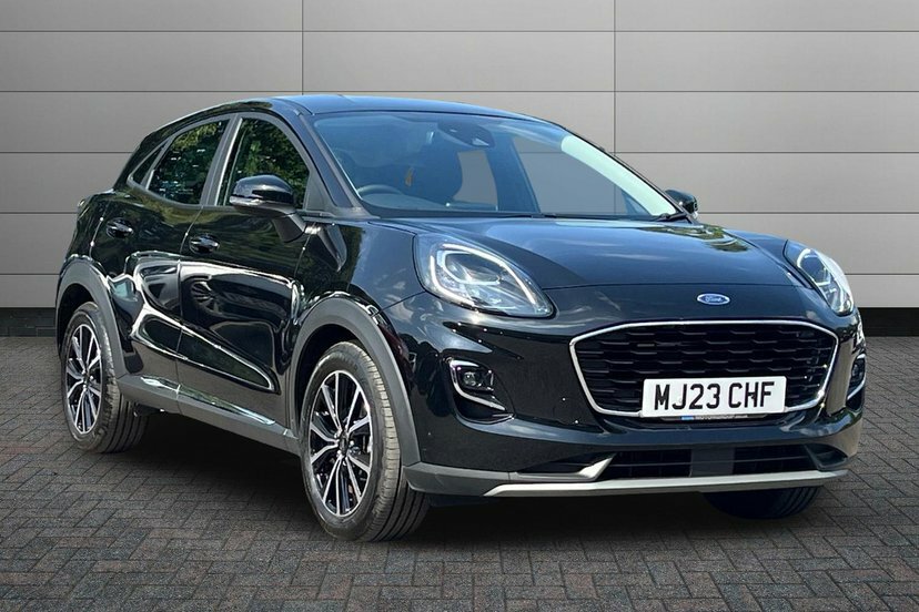 Ford Puma 1.0T Ecoboost Mhev Titanium Suv Hybrid MJ23CHF Black