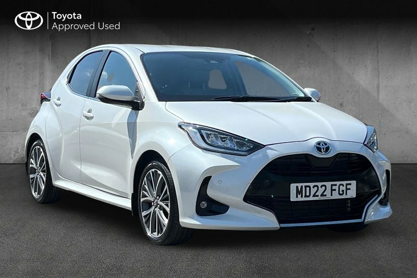 Toyota Yaris 1.5 Vvt-h Excel Hatchback Hybrid E-cvt MD22FGF White