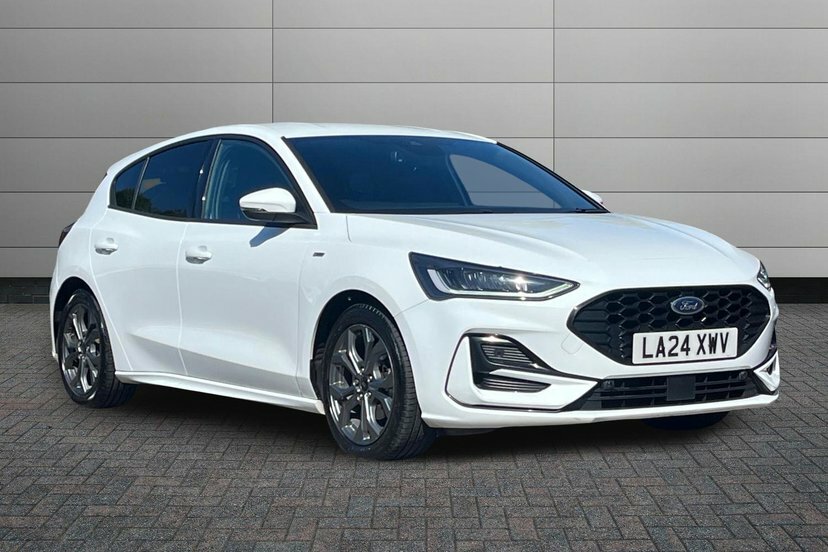Ford Focus 1.0T Ecoboost Mhev St-line Hatchback Hy LA24XWV White