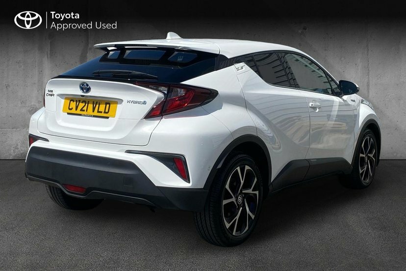 Toyota C-Hr 1.8 Vvt-h Gpf Design Suv Hybrid Cvt 12 CV21VLD White #2