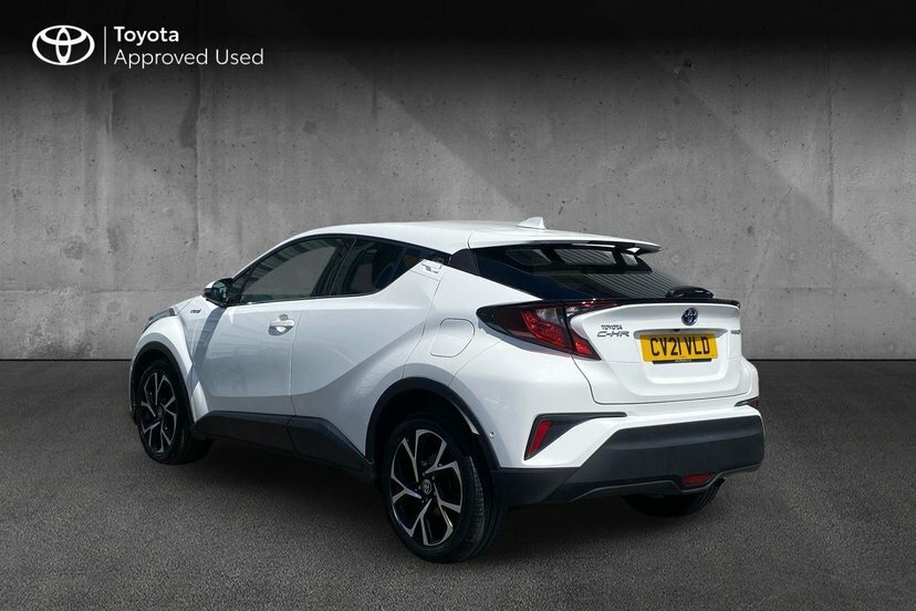 Toyota C-Hr 1.8 Vvt-h Gpf Design Suv Hybrid Cvt 12 CV21VLD White #4
