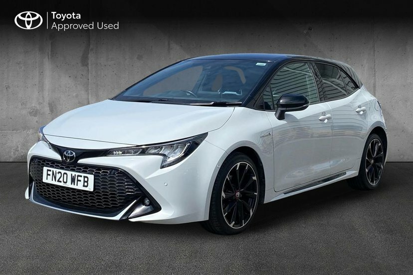Toyota Corolla 1.8 Vvt-h Gr Sport Hatchback Hybrid Cvt FN20WFB White #3
