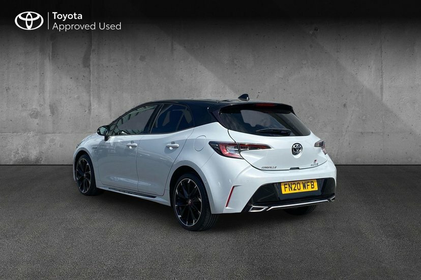Toyota Corolla 1.8 Vvt-h Gr Sport Hatchback Hybrid Cvt FN20WFB White #4