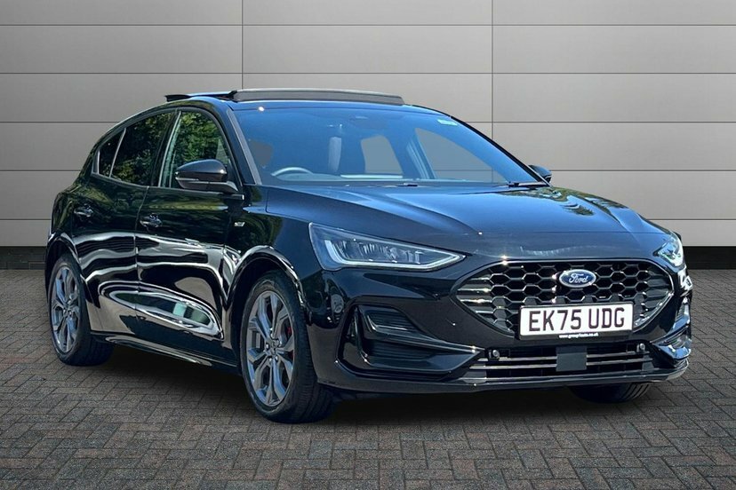 Ford Focus 1.0T Ecoboost Mhev St-line Hatchback Hy EK75UDG Black