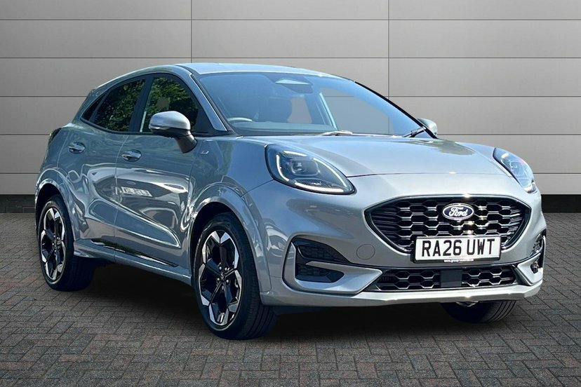 Ford Puma 1.0T Ecoboost Mhev St-line X Suv Hybrid RA26UWT Silver