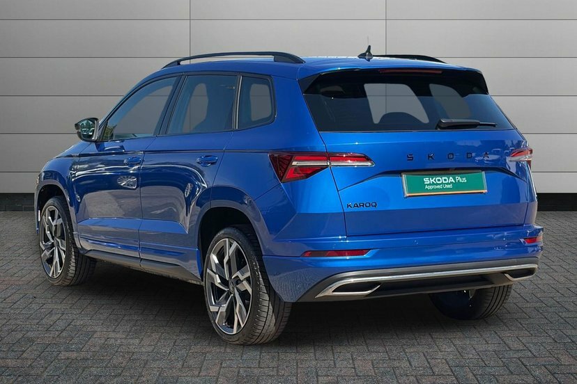 Skoda Karoq 1.5 Tsi Act Sportline Edition Suv Dsg MC25OZM Blue #3