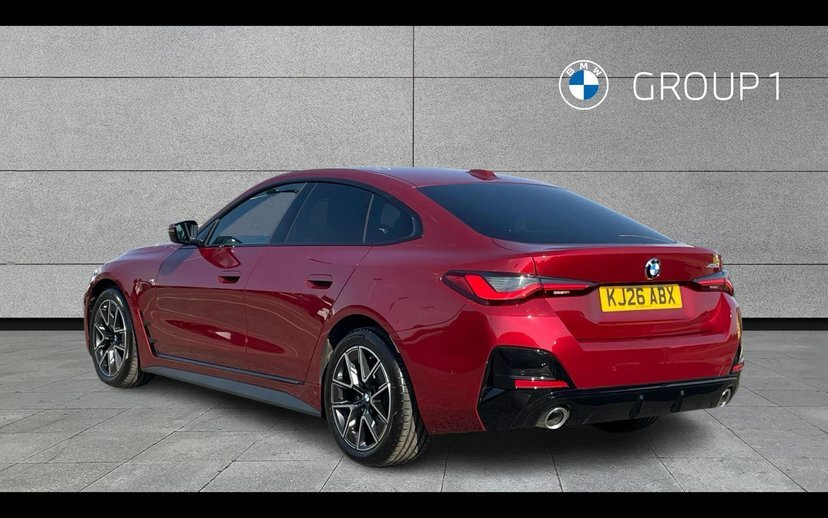 BMW 4 Series Gran Coupe 420I M Sport Gran Coupe KJ26ABX Red #2
