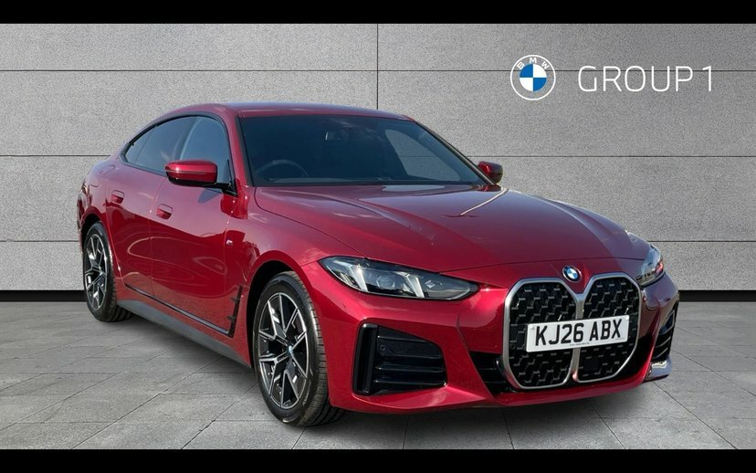 BMW 4 Series Gran Coupe 420I M Sport Gran Coupe Red