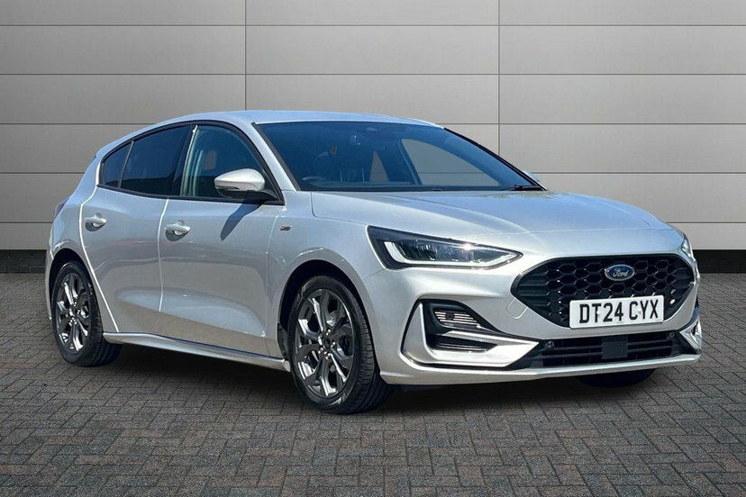 Ford Focus 1.0T Ecoboost Mhev St-line Hatchback Hy DT24CYX Silver