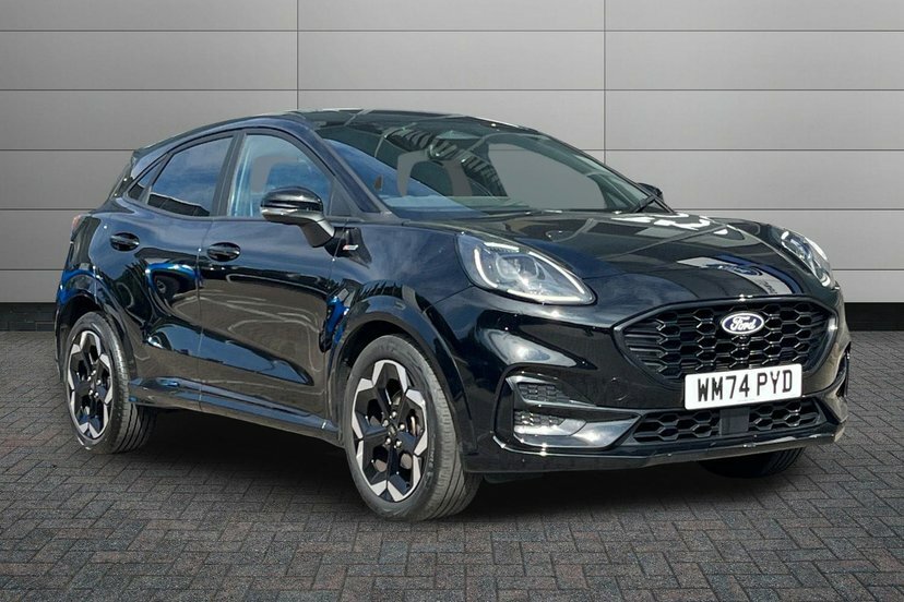 Ford Puma 1.0T Ecoboost Mhev St-line X Suv Hybrid WM74PYD Black