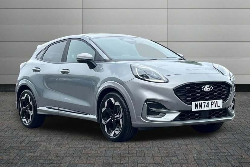 Ford Puma 1.0T Ecoboost Mhev St-line X Suv Hybrid WM74PVL Silver