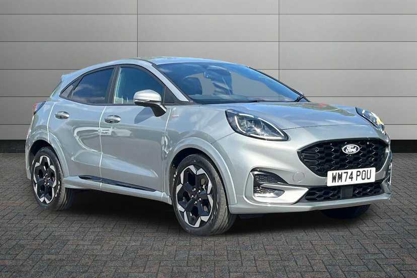 Ford Puma 1.0T Ecoboost Mhev St-line X Suv Hybrid WM74POU Silver