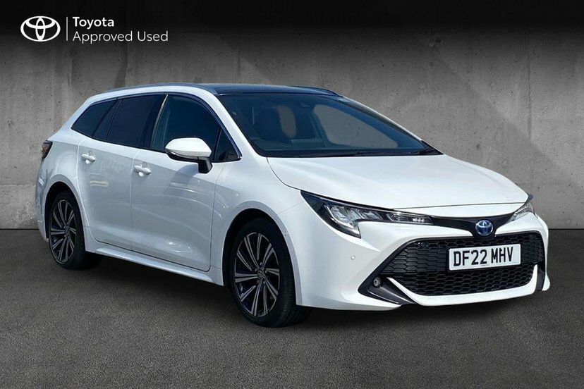 Toyota Corolla 2.0 Vvt-h Gpf Design Touring Sports Hyb DF22MHV White
