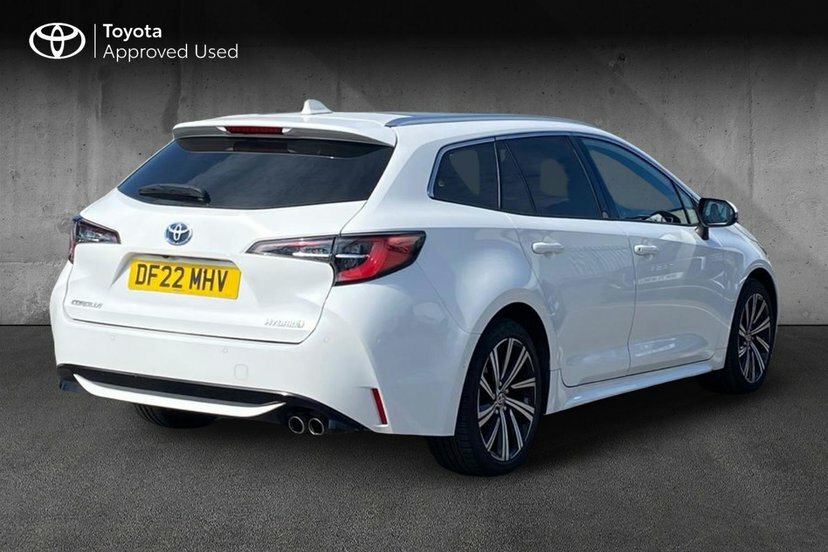 Toyota Corolla 2.0 Vvt-h Gpf Design Touring Sports Hyb DF22MHV White #2