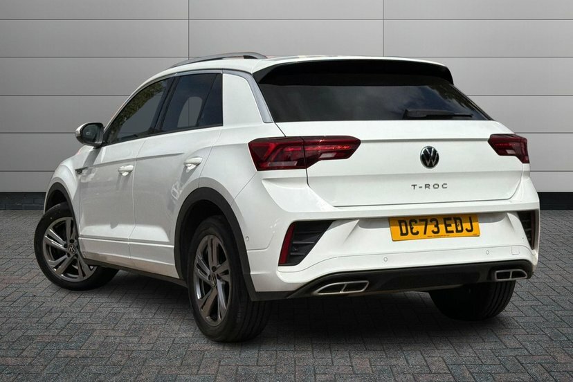 Volkswagen T-Roc 1.5 Tsi R-line Suv Dsg 150 Ps DC73EDJ White #3
