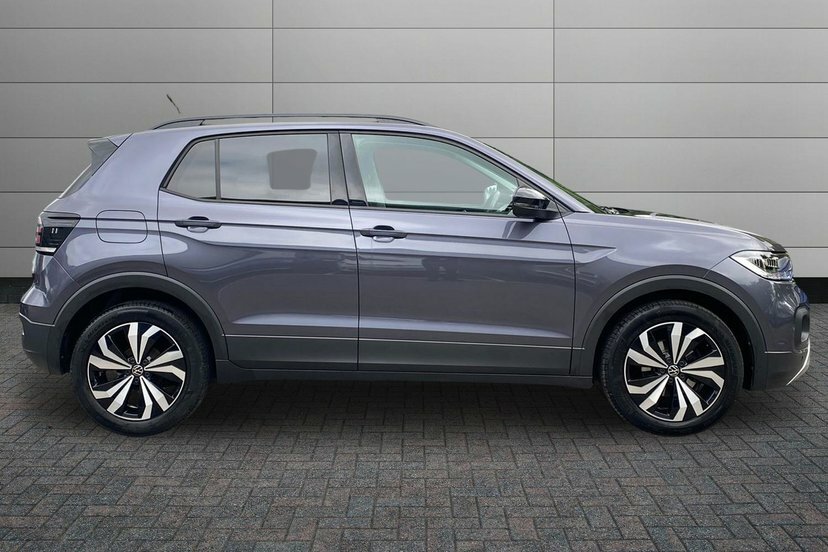 Volkswagen T-Cross 1.0 Tsi Black Edition Suv 110 P MD23XJG Grey #4