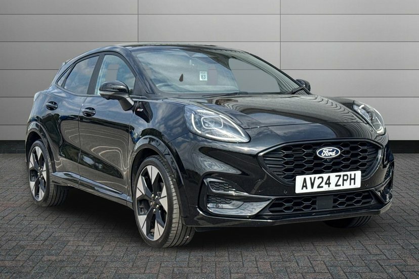 Ford Puma 1.0T Ecoboost Mhev St-line X Suv Hybrid AV24ZPH Black