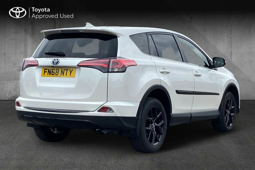 Toyota Rav 4 2.5 Vvt-h Excel Suv Hybrid Cvt 4Wd 197 FN68NTY White #2