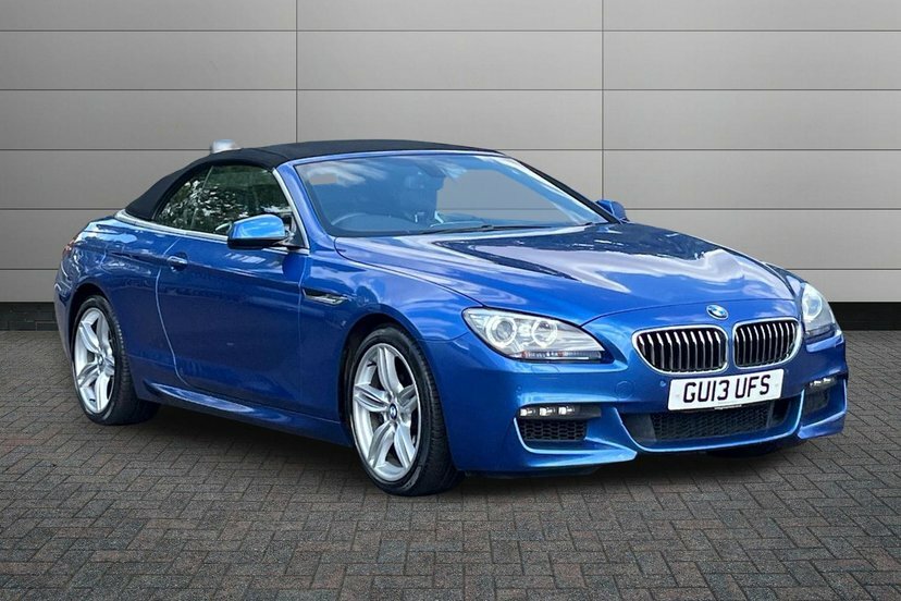 BMW 6 Series 3.0 640I M Sport Convertible Euro Blue