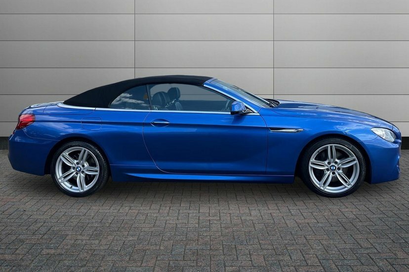 BMW 6 Series 3.0 640I M Sport Convertible Euro Blue #4