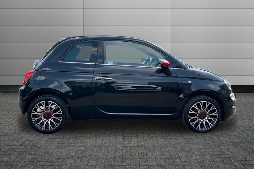 Fiat 500C 1.0 Mhev Red Convertible 70 Bhp Black #4