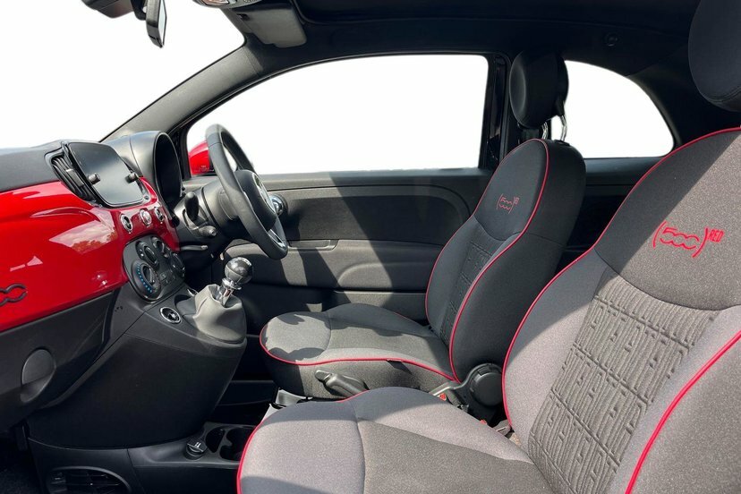Fiat 500C 1.0 Mhev Red Convertible 70 Bhp Black #2