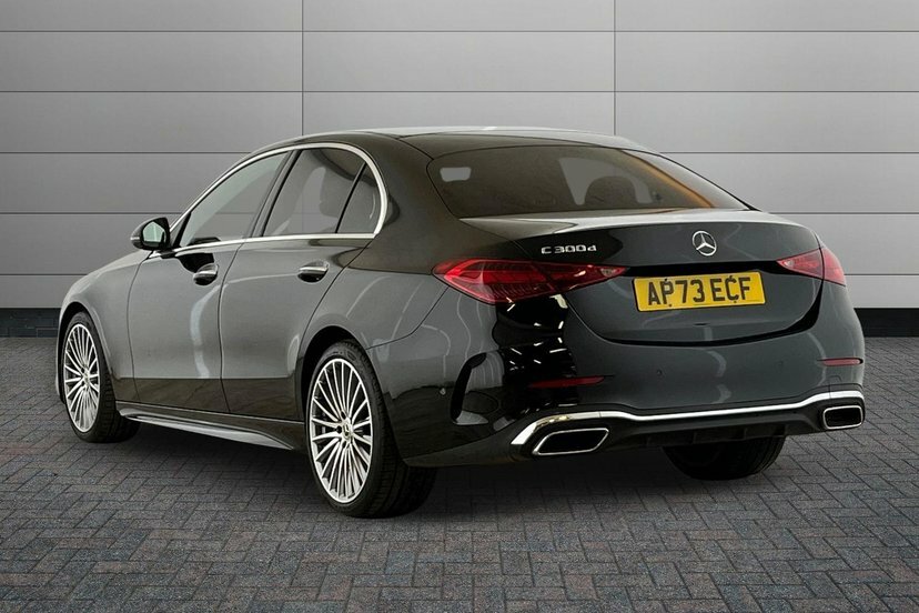 Mercedes-Benz C Class C300d Amg Line Premium Saloon Black #2