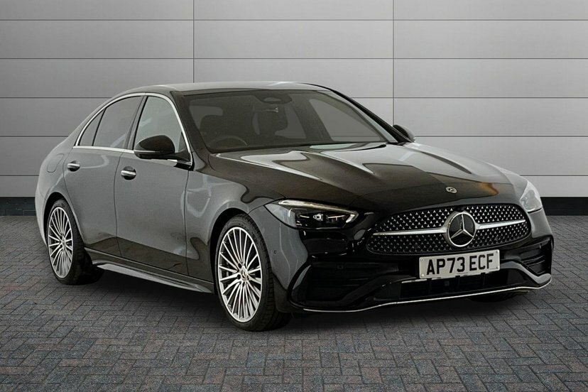 Mercedes-Benz C Class C300d Amg Line Premium Saloon Black