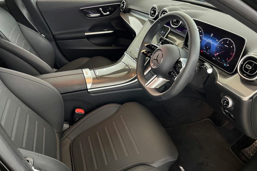 Mercedes-Benz C Class C300d Amg Line Premium Saloon Black #5