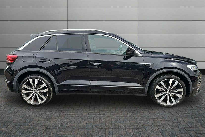 Volkswagen T-Roc 2.0 Tdi Evo R-line Suv Dsg 150 Ps Black #4