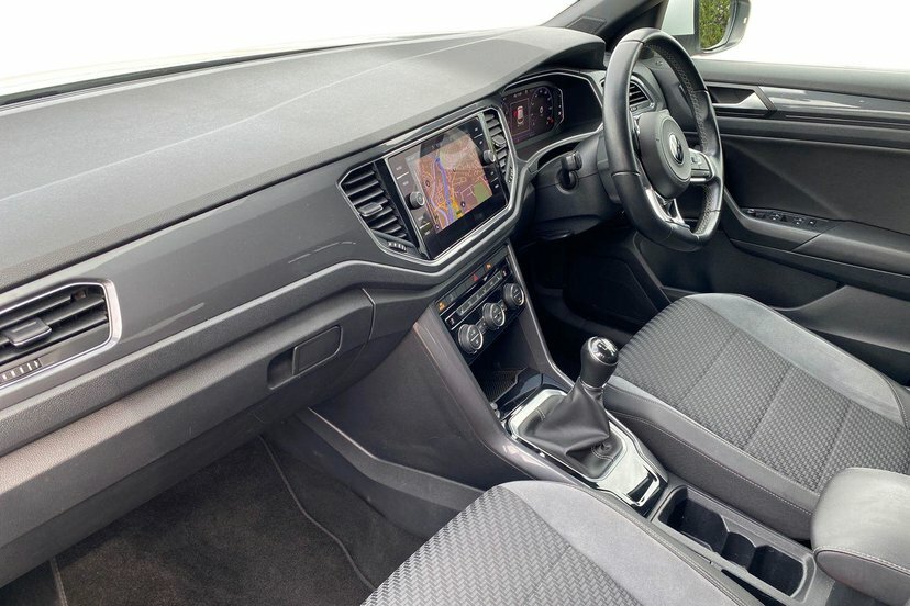 Volkswagen T-Roc 1.5 Tsi Gpf Evo R-line Suv 150 AO71OPF White #2