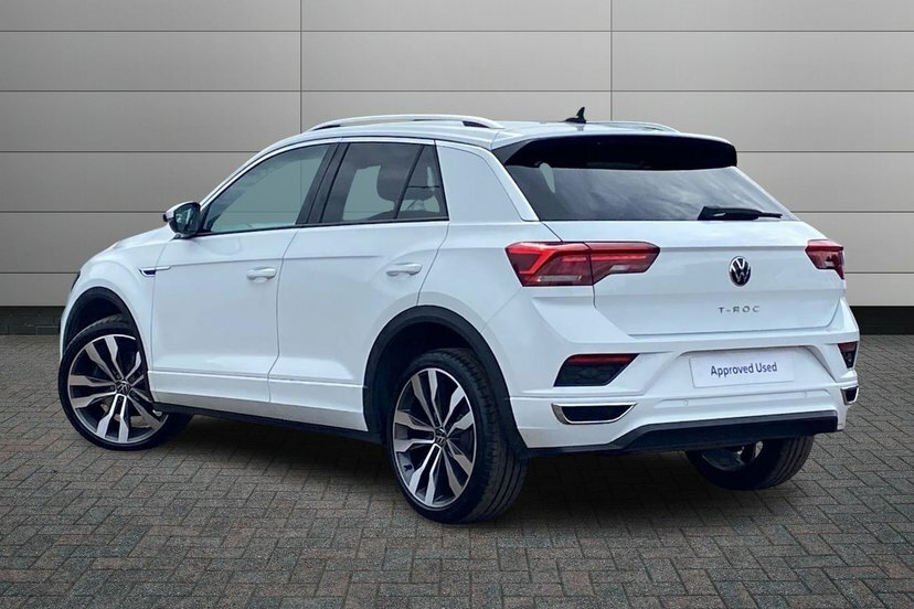 Volkswagen T-Roc 1.5 Tsi Gpf Evo R-line Suv 150 AO71OPF White #3