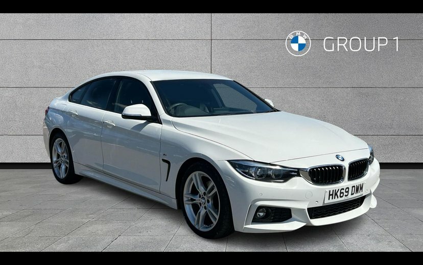 BMW 4 Series Gran Coupe 420D M Sport Gran Coupe White