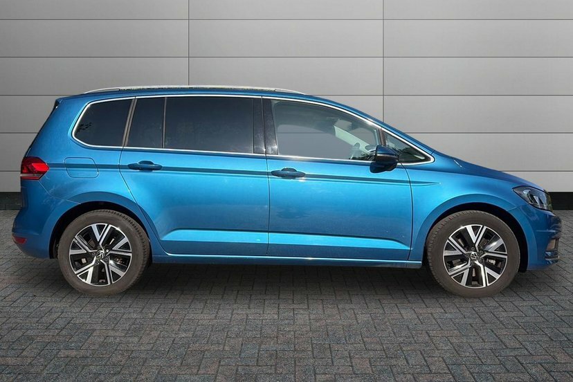 Volkswagen Touran 1.5 Tsi Evo Sel Mpv Dsg 150 Ps 7 Seat Blue #4