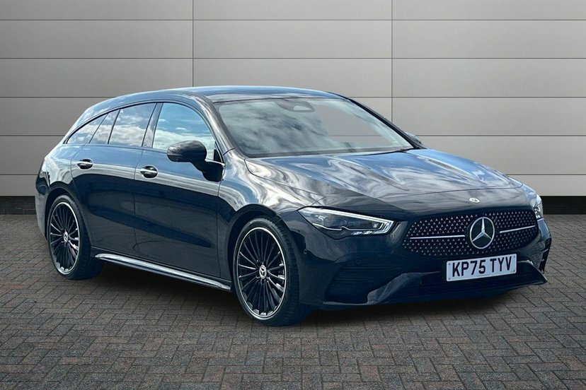 Mercedes-Benz CLA Class 1.3 Cla200h Mhev Amg Line Premium Plus Shooting Black
