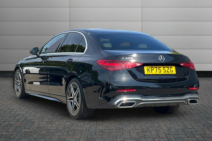 Mercedes-Benz C Class C200h Mhev Amg Line Saloon Black #2