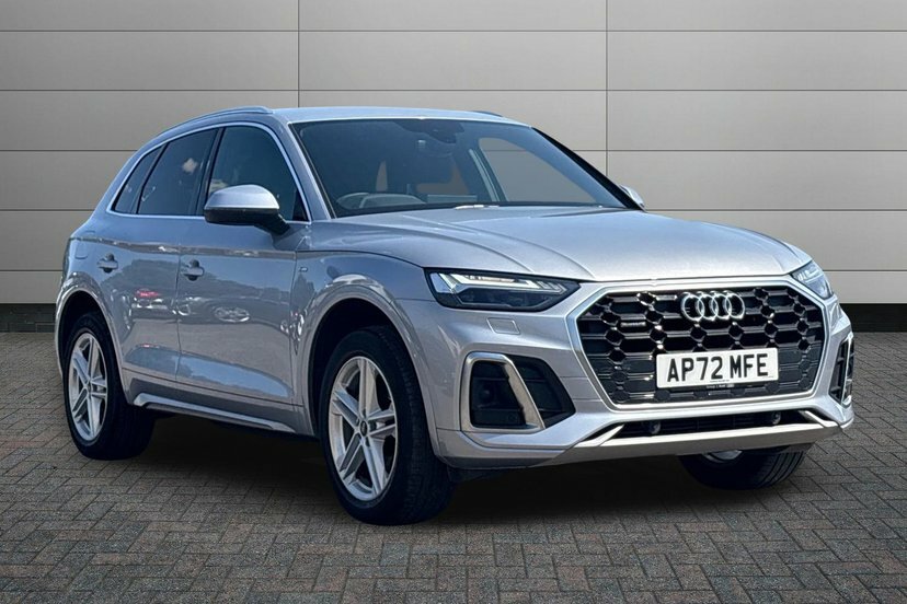 Audi Q5 2.0 Tfsi 45 S Line Suv S Tronic Quattro AP72MFE Silver