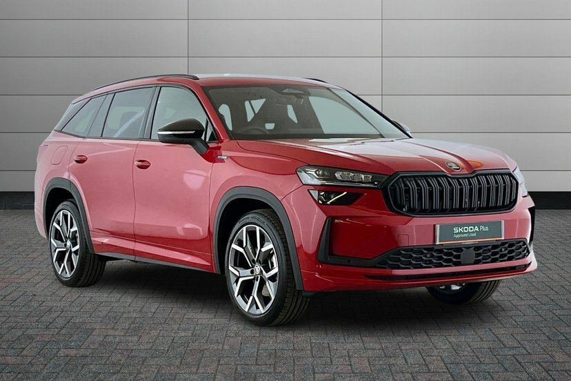 Skoda Kodiaq Kodiaq Sportline 7 Seats 2.0 Tdi 193 Ps Dsg 4X4 Red