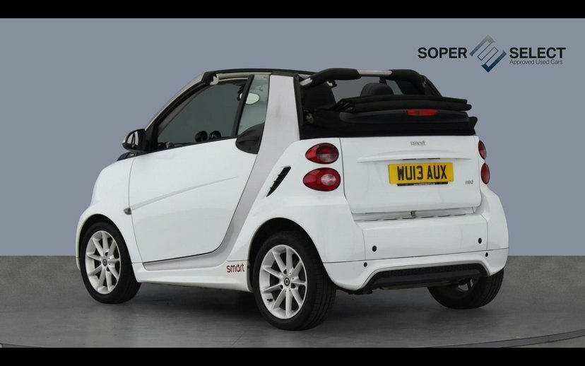 Smart Fortwo Cabrio 1.0 Mhd Passion Cabriolet Softtouch Eur White #2