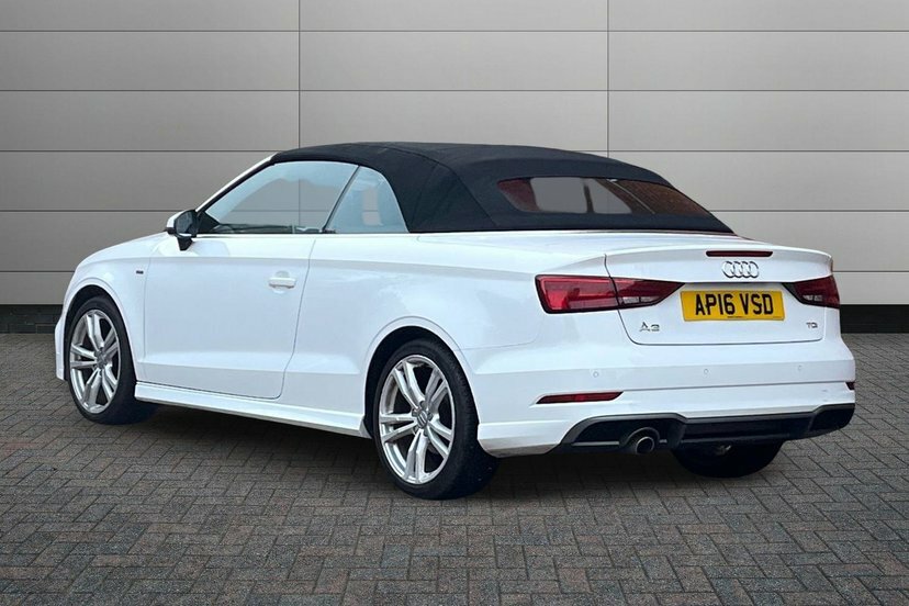 Audi A3 Cabriolet 1.6 Tdi S Line Convertible 110 White #3