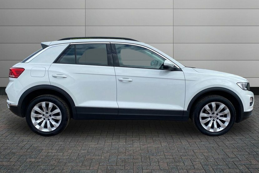 Volkswagen T-Roc 1.5 Tsi Gpf Evo Se Suv 150 Ps MW69YNE White #4