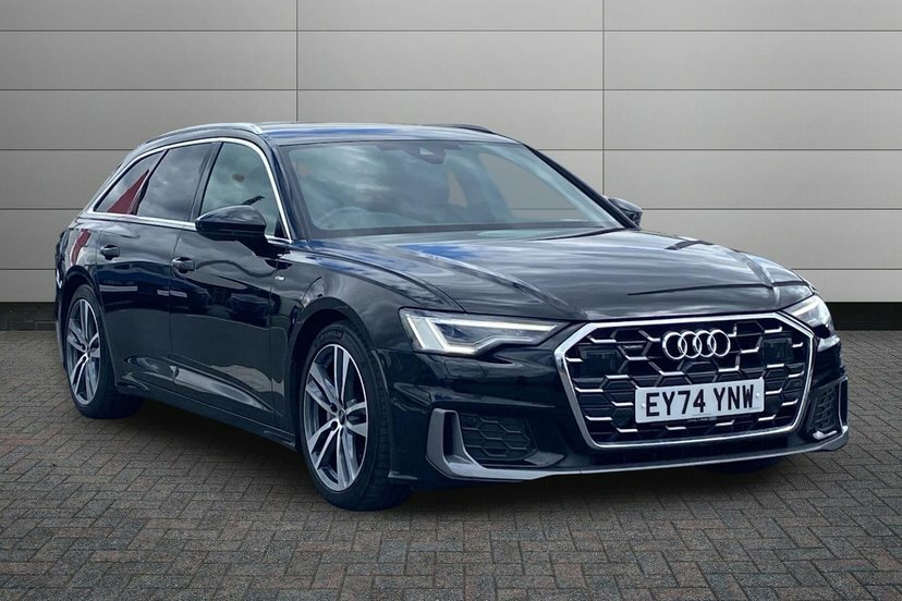Audi A6 Avant 2.0 Tdi 40 S Line Estate S Tronic Quatt EY74YNW Black