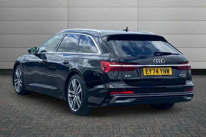 Audi A6 Avant 2.0 Tdi 40 S Line Estate S Tronic Quatt EY74YNW Black #3