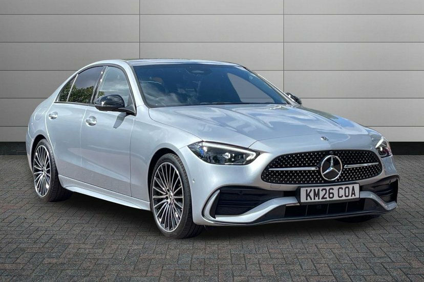 Mercedes-Benz C Class 2.0 C300h Mhev Amg Line Premium Plus Saloon Silver