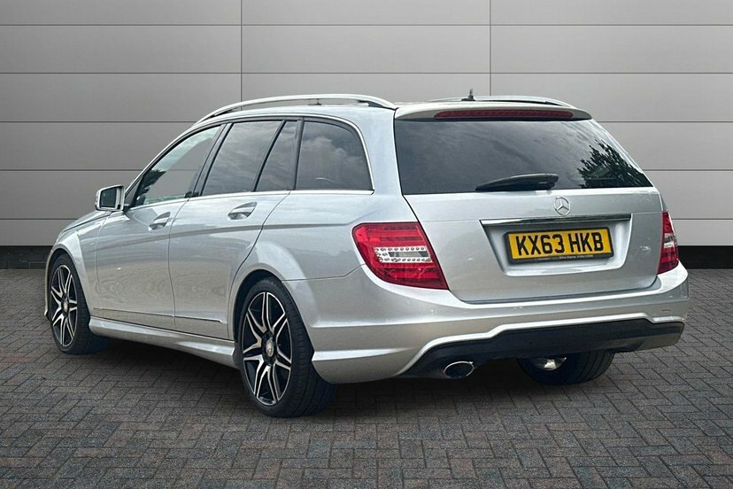 Mercedes-Benz C Class 2.1 C220 Cdi Amg Sport Plus Estate G-tr Silver #3