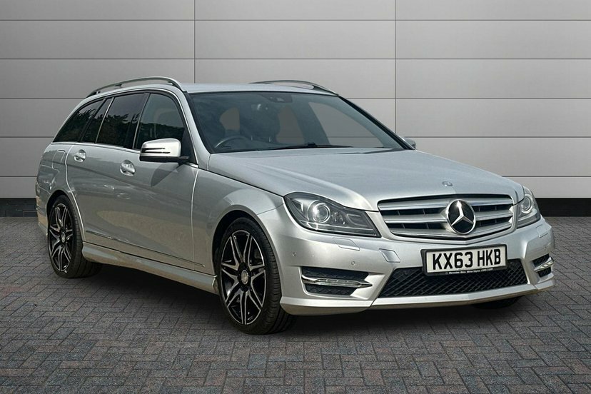 Mercedes-Benz C Class 2.1 C220 Cdi Amg Sport Plus Estate G-tr Silver