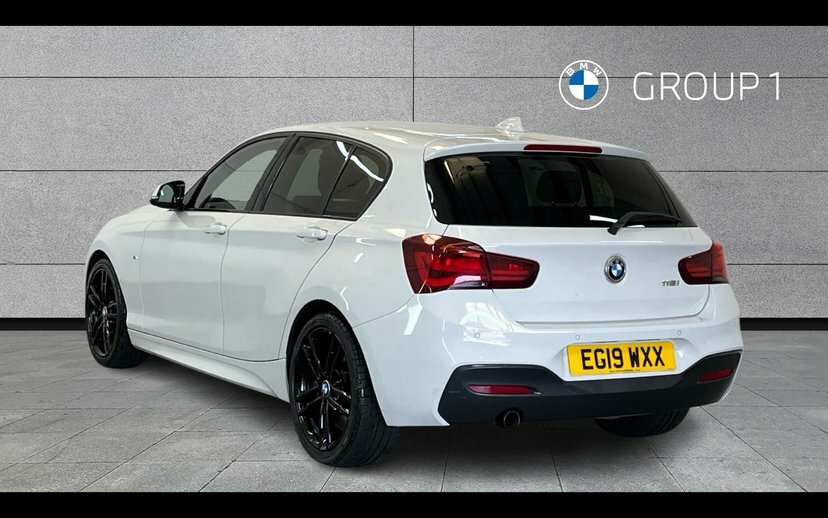 BMW 1 Series 118I M Sport Shadow Edition 5-Door EG19WXX White #2