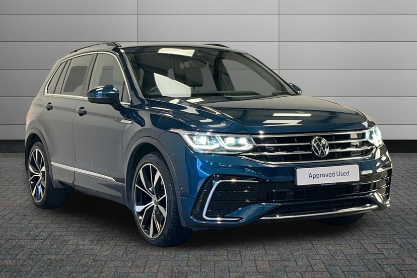 Volkswagen Tiguan 2.0 Tdi R-line Suv Dsg 4Motion 200 Ps AU71WLC Blue