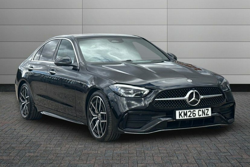 Mercedes-Benz C Class 2.0 C300h Mhev Amg Line Premium Saloon Petro Black