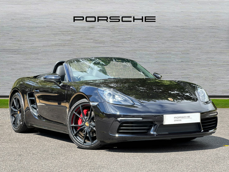 Porsche 718 Boxster 2.5T S Convertible Pdk 350 Ps Black